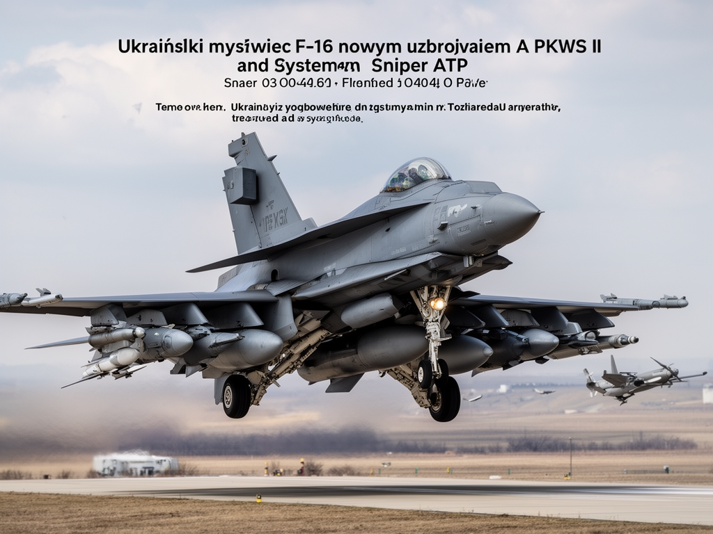 Ukraińskie F-16 z nowym uzbrojeniem: rewolucja w obronie przed dronami